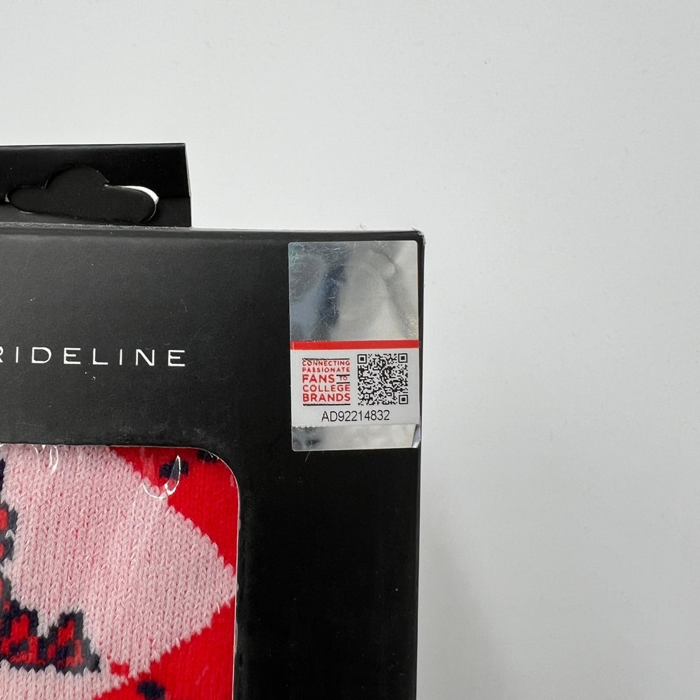 Strideline Ole Miss Rebels Mens Crew Socks 3 Pack Size M/L 8-12 NCAA Red Navy - Picture 2 of 5